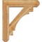 Ekena Millwork Merced Craftsman Rough Sawn Bracket w/ Offset Brace, Western Red Cedar, 8"W x 34"D x 38"H BKT0806X34X38MRC04RWR - alternate 2